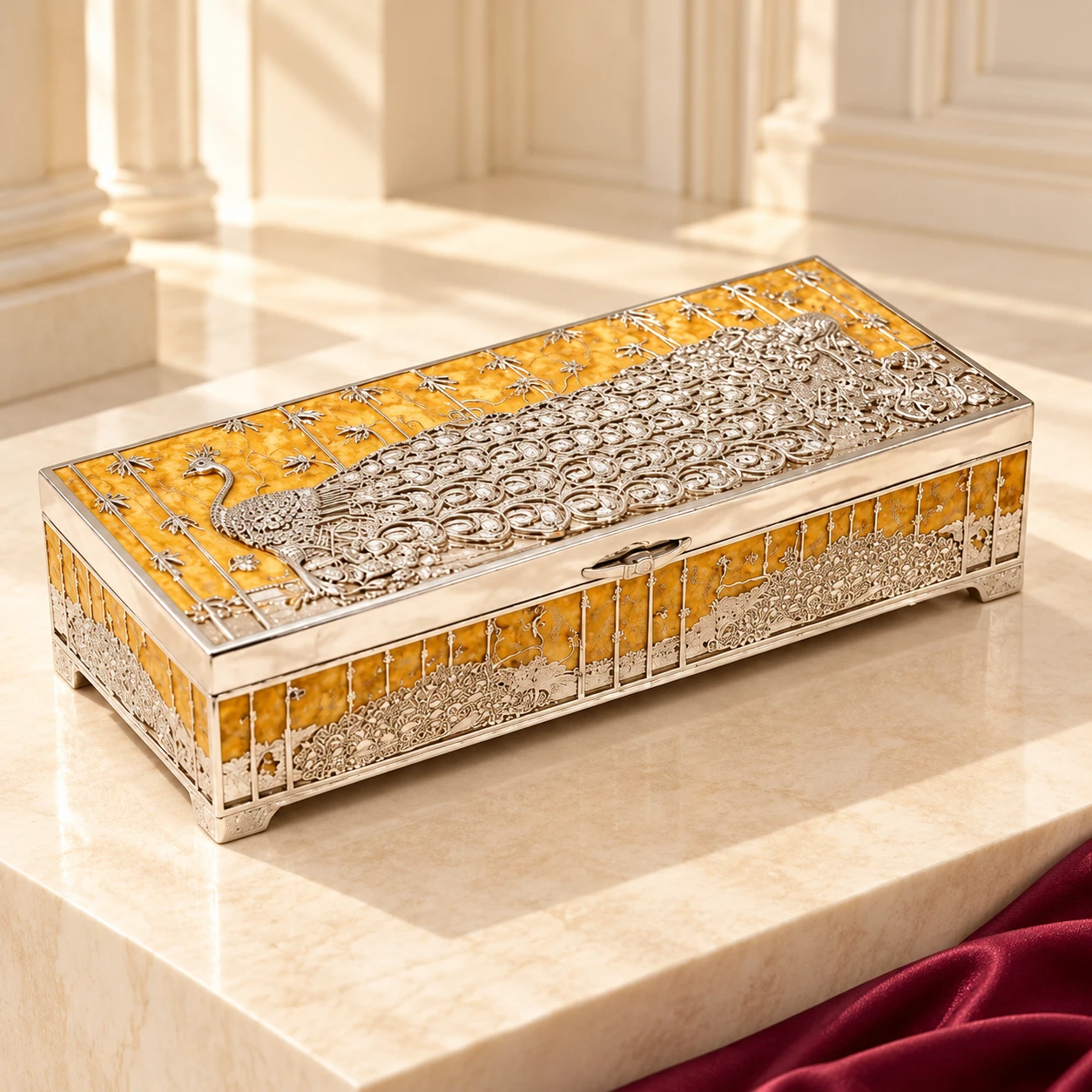 Enamel Elaichi Box